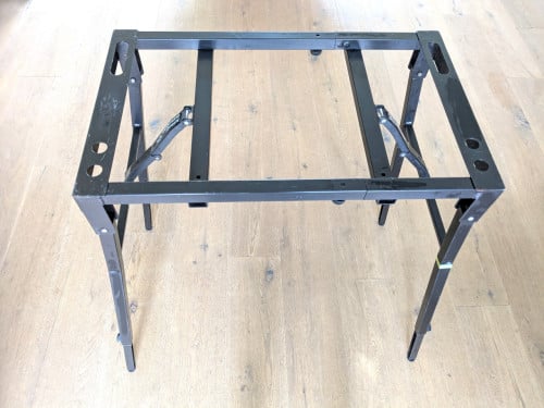 Keyboardrek, verstelbaar in hoogte/breedte (metalen stand)