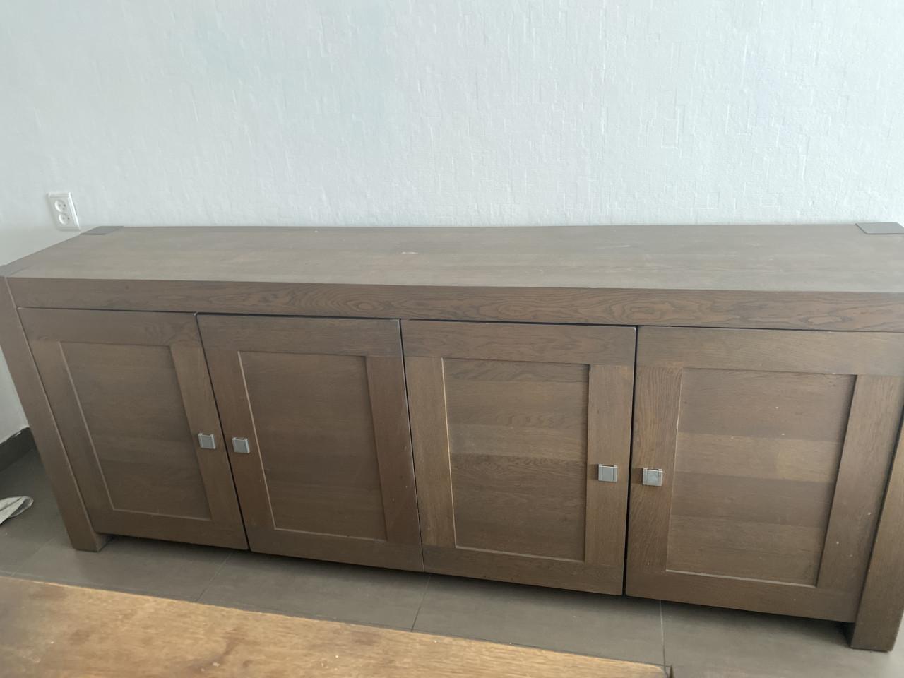 Massief houten dressoir