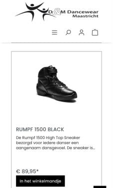 Dansschoenen Rumpf Black 1500