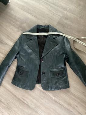 Blazer, leer voor dames