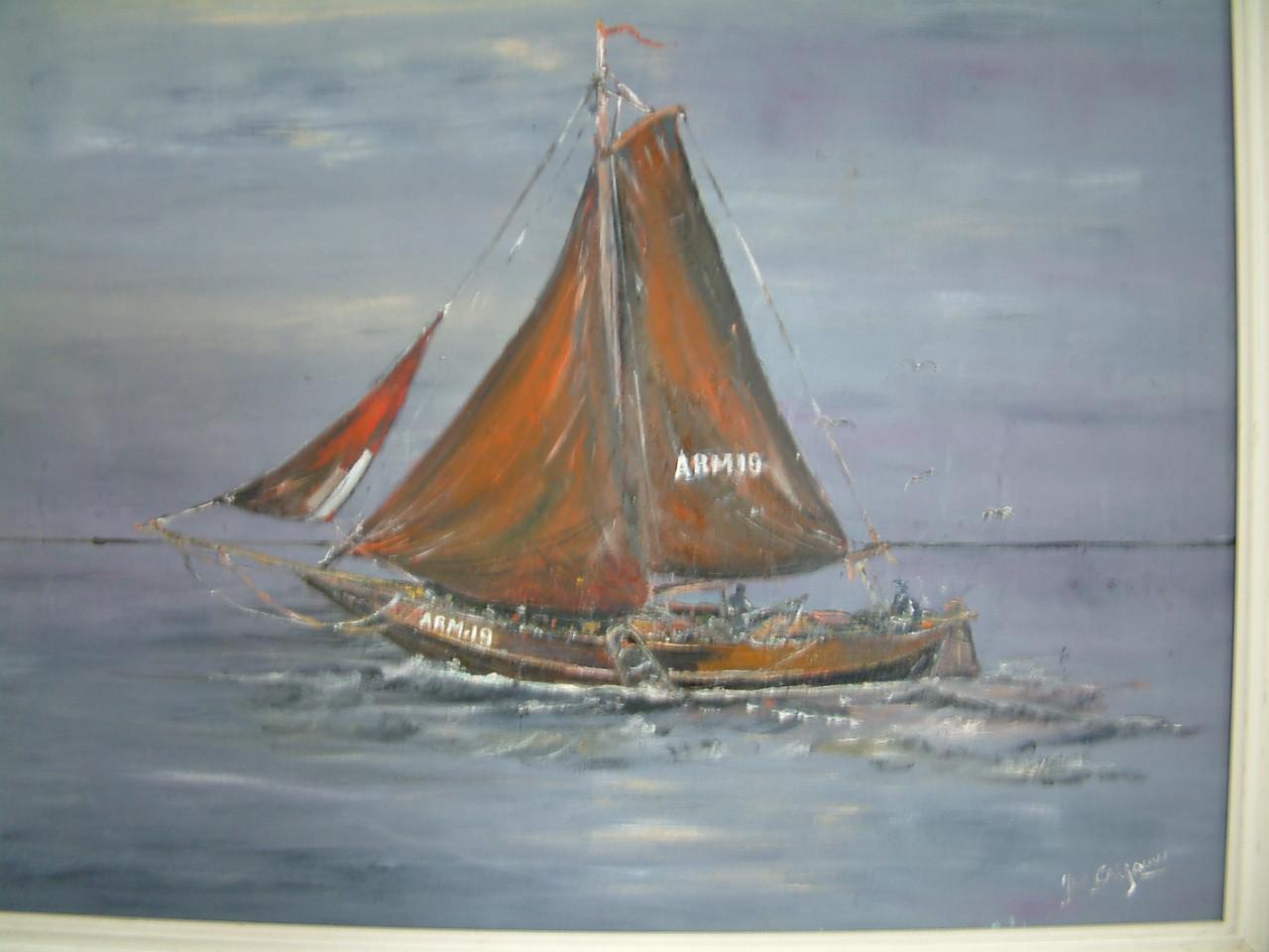 Div oudere visserij  De houten schepen  hoogaars -hengst -blazer -logger