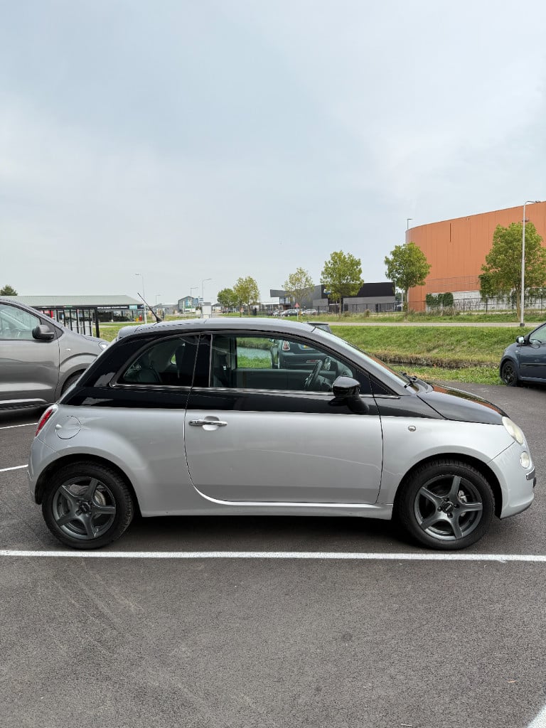Fiat 500 1.2 - rosa - glazen dak