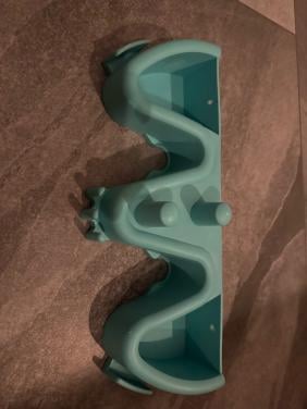 Handige Leifheit poetsdoekenhouder.