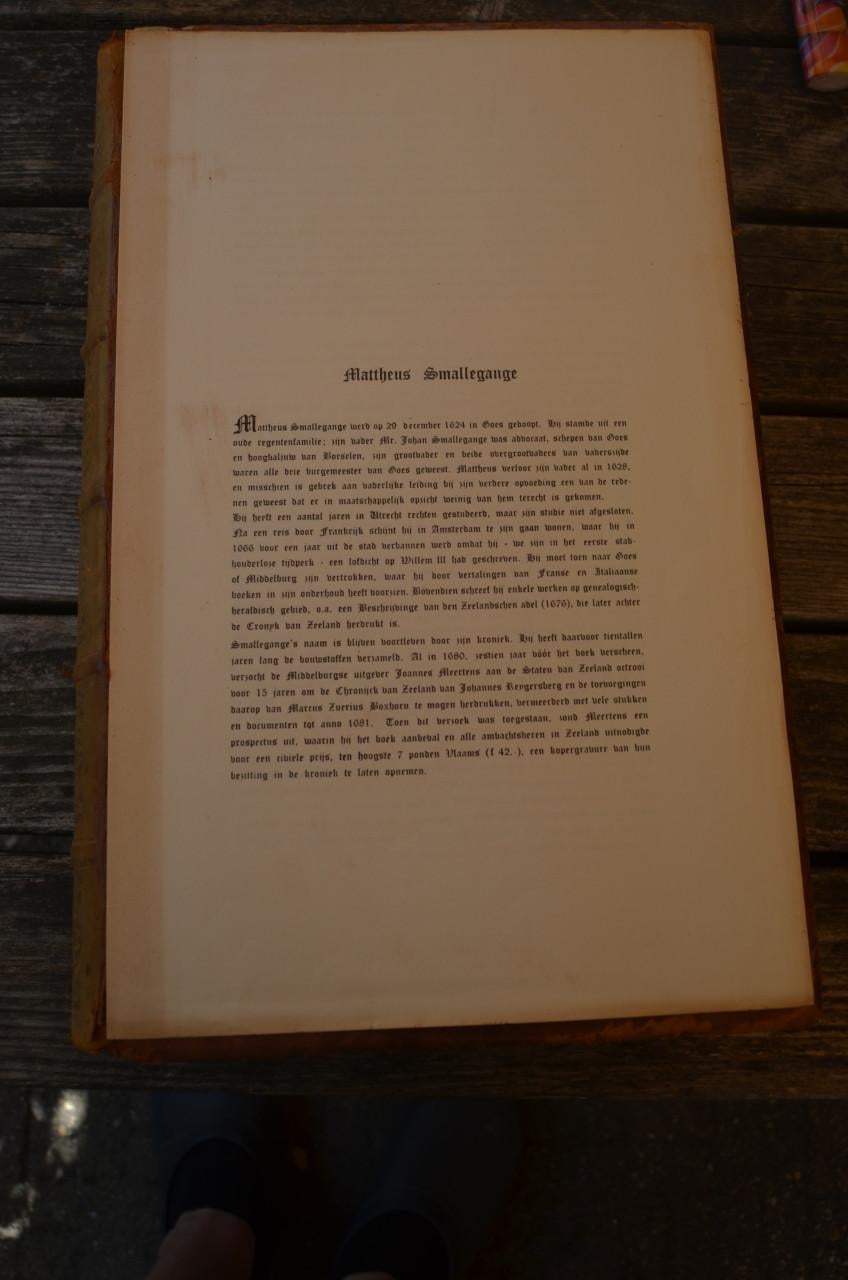 Cronyk van Zeeland Smallegange ed. 1966 ipst