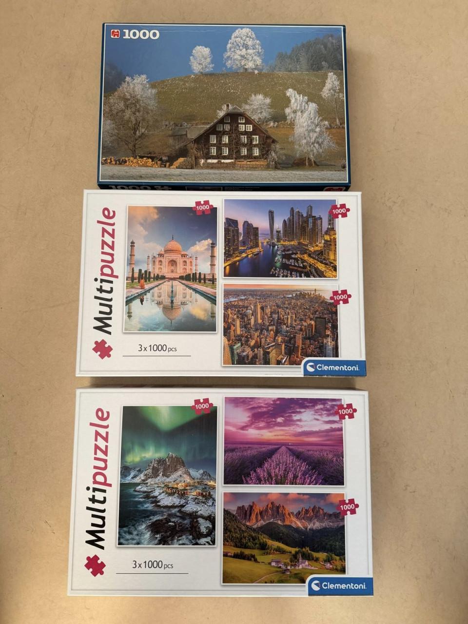 Legpuzzels 31stuks.