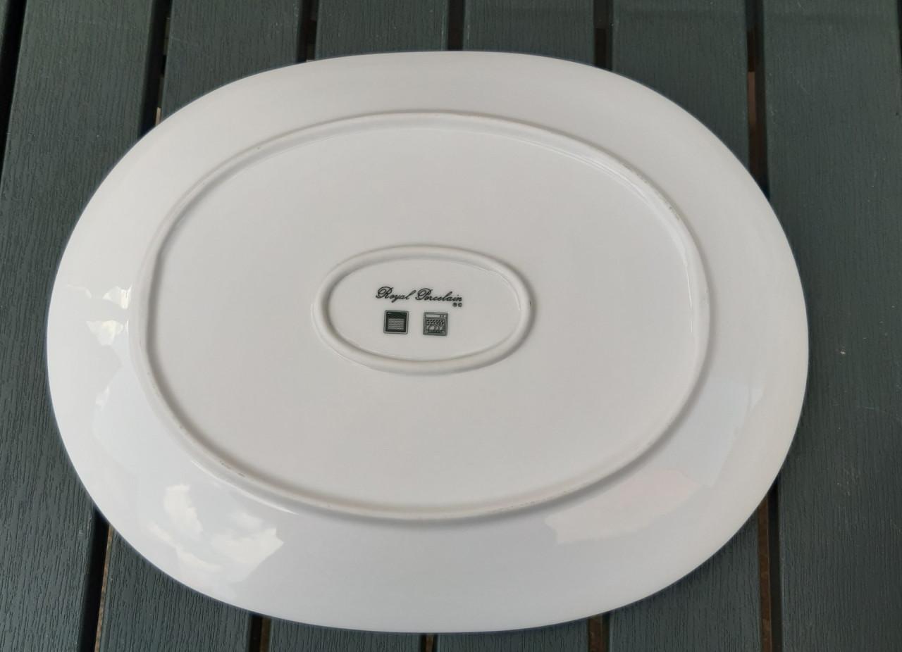 Ovale schaal + ronde kom