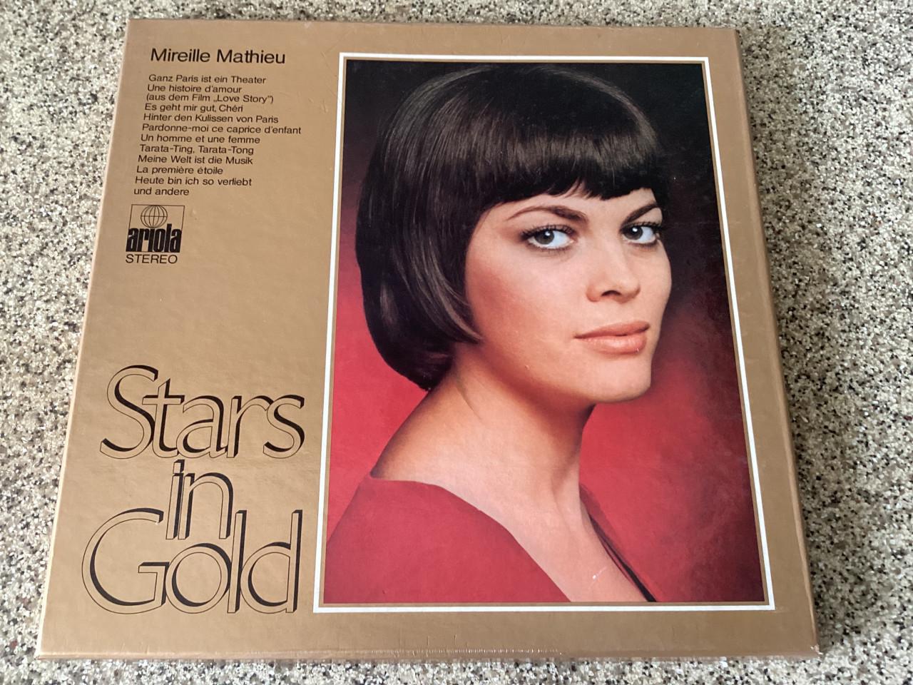 Verschillende LP’s van Mireille Mattieu.