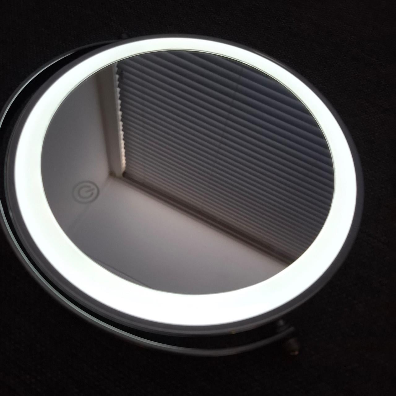 Verchroomde LED make-up spiegel met touch bediening