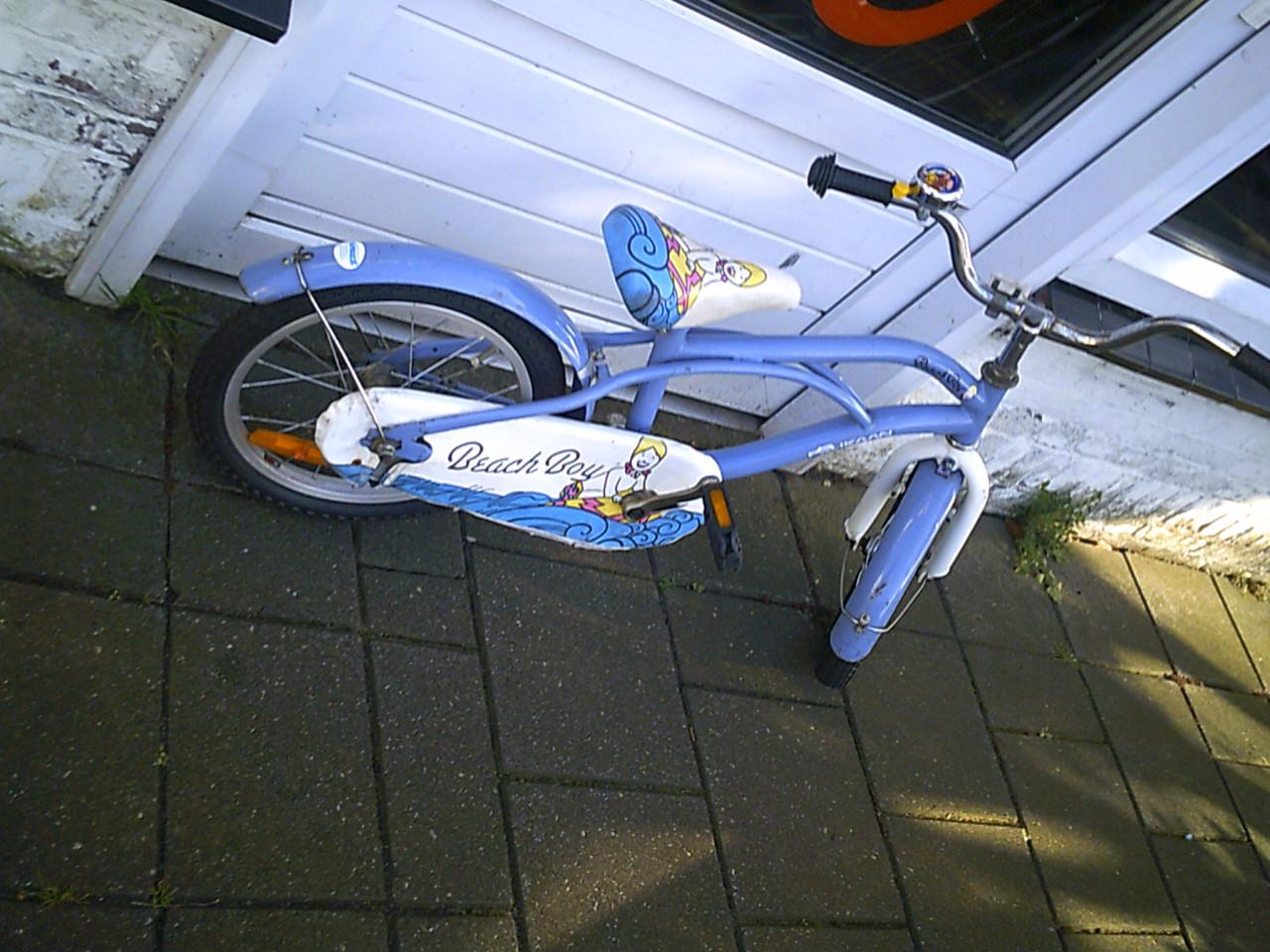 Gebruikte Pelikaan Beach Boy Jongensfiets 16" Remnaaf 1 versnelling