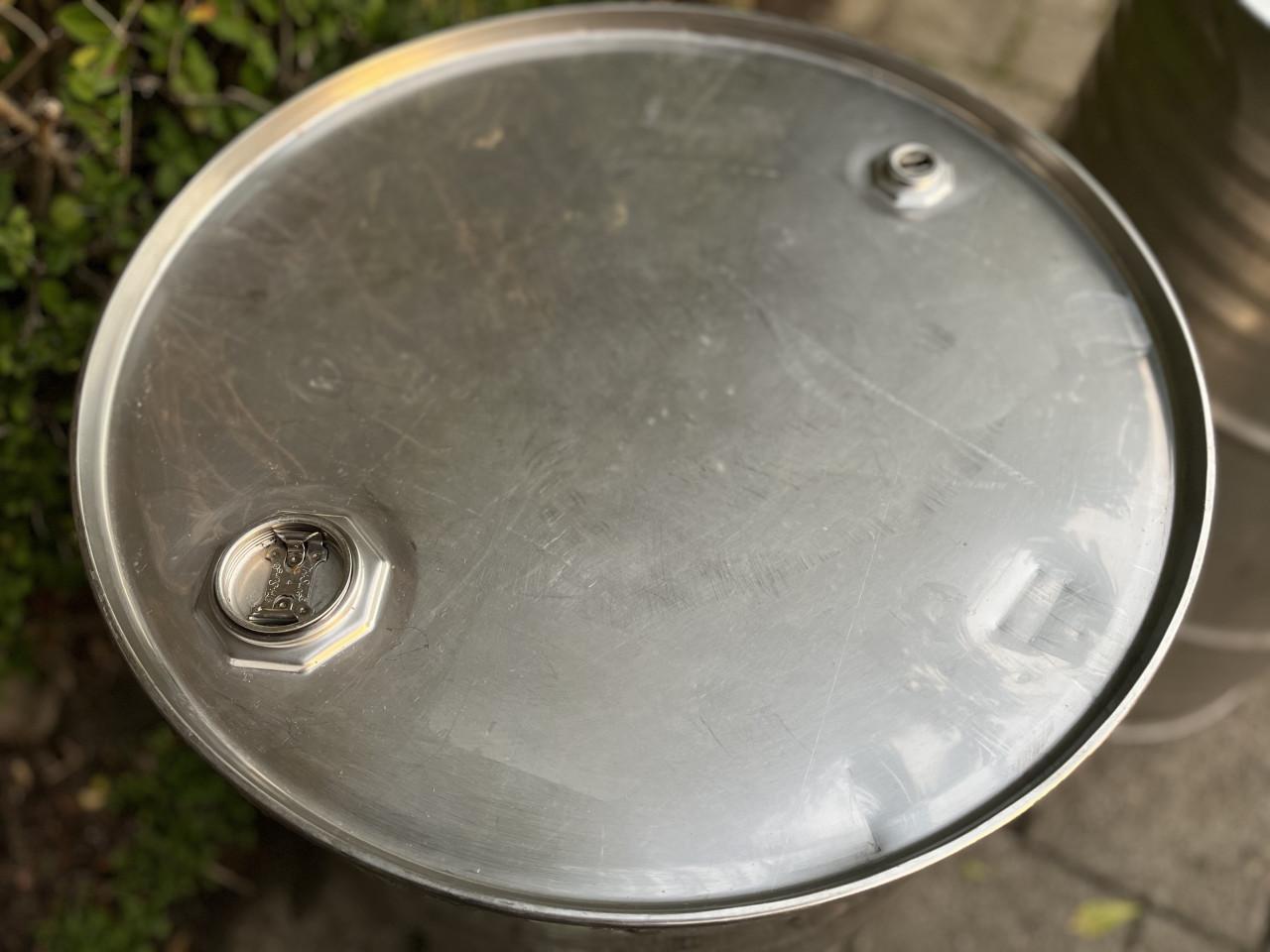 RVS 200 liter drum