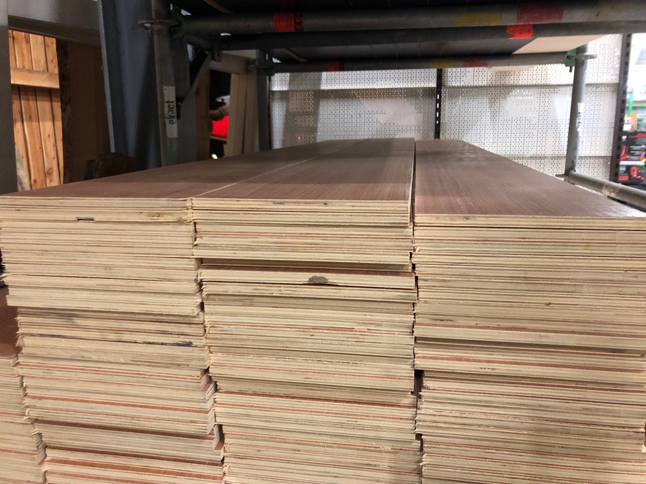 12 mm hardhout platen 20 stuks voor 25 euro