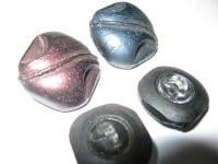 Unieke retro knopen met prachtige mat-zijden glans