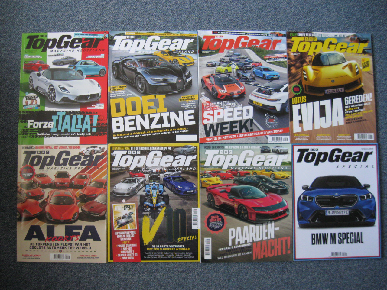 66 Auto tijdschriften.o.a.GTO -CARROS-TOPGEAR- 1 euro p/stuk