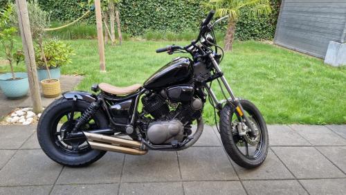 Yamaha Virago XV 750 bobber/ cafe racer - Uniek Geluid!
