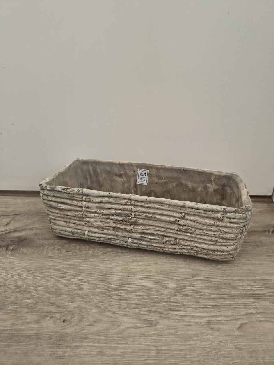 Prachtige TS Collection Plantenbak betonlook takkenstructuur