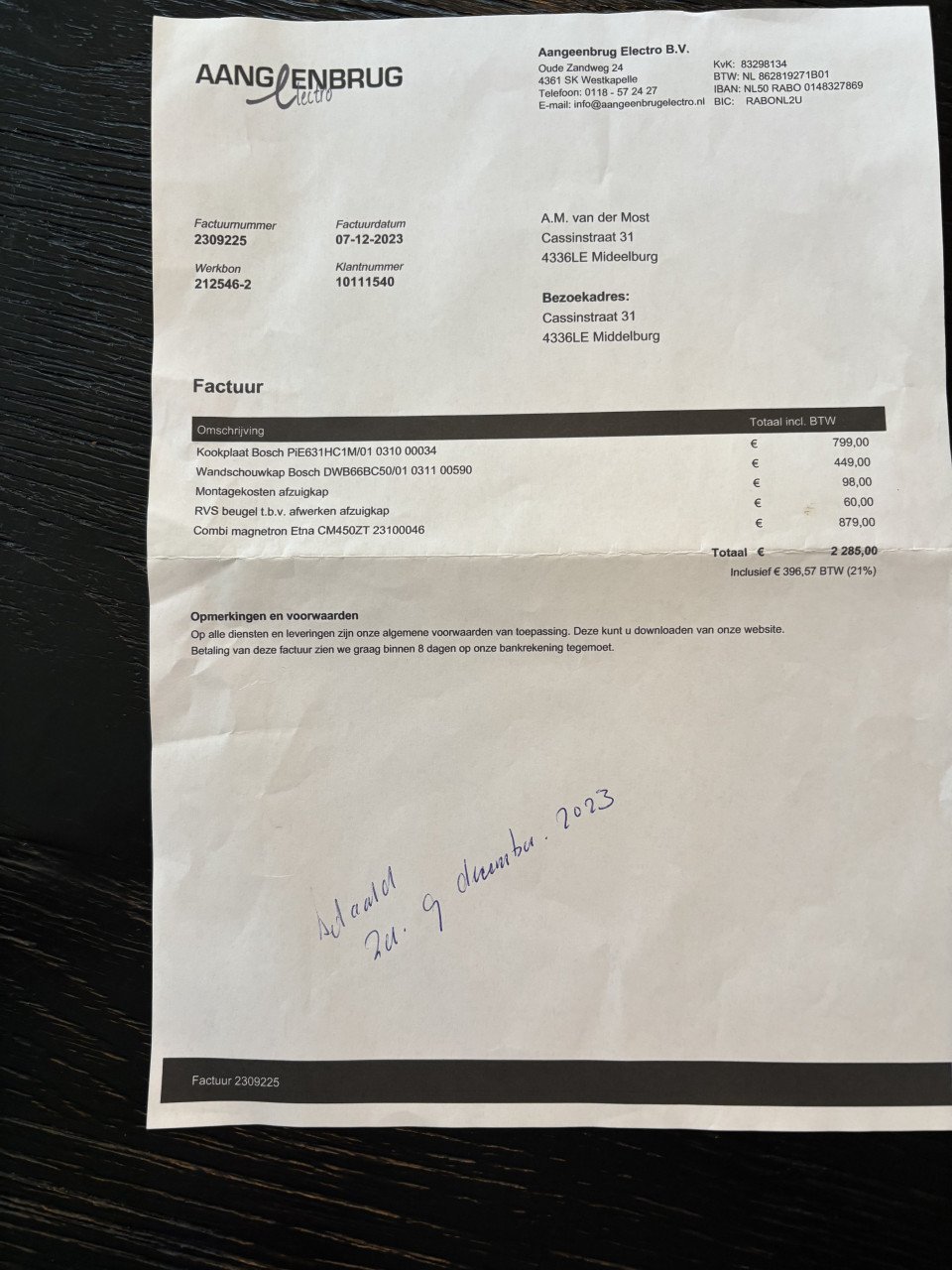 Bosch Afzuigkap