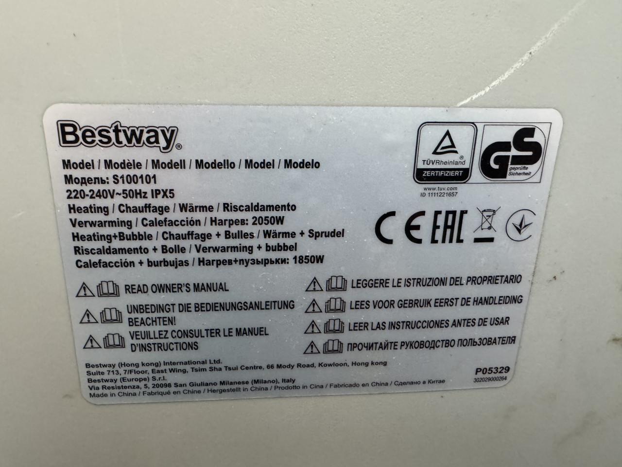 Bestway, Lay-Z-Spa AirJet Freeze Shield (pomp/heater)