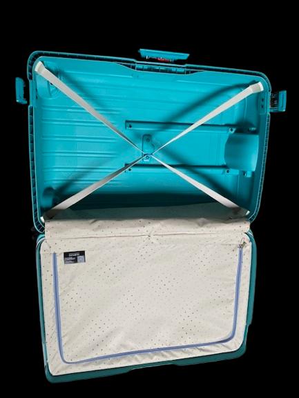 Samsonite turquoise/groene nieuwe koffer