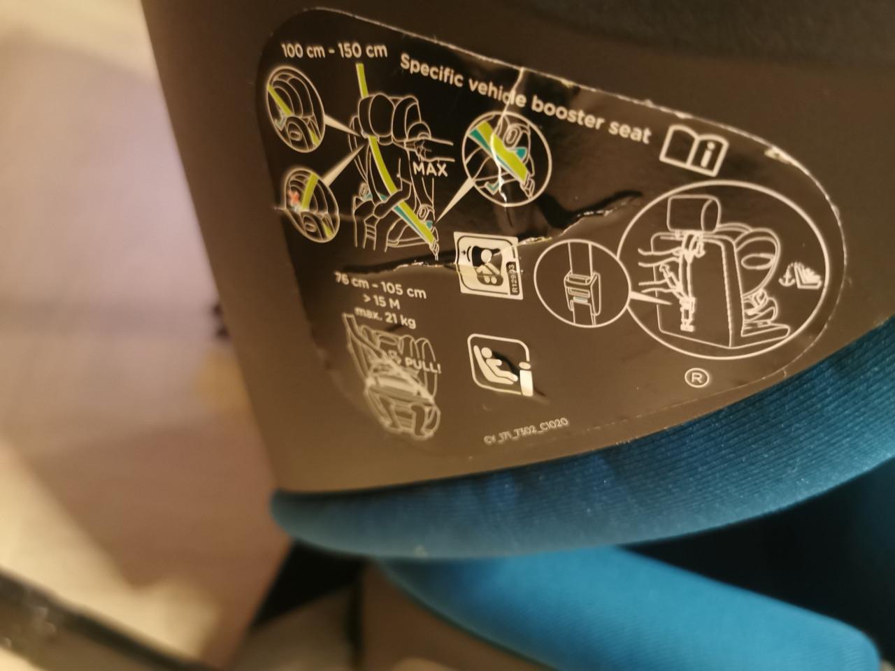 Cybex pallas G i-size autostoel met vangtafel