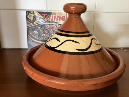 Tajine geglazuurd met kookboek