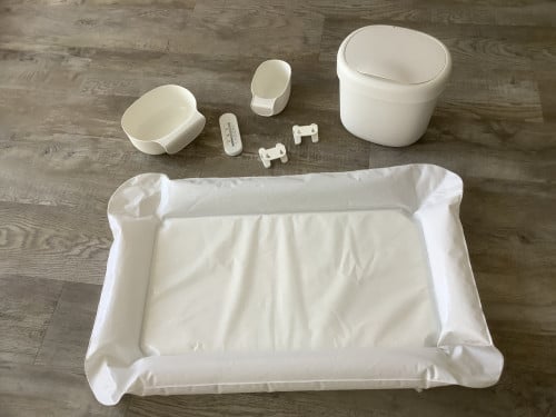 Ikea Aankleedkussen + Commode Accessoires + Badthermometer