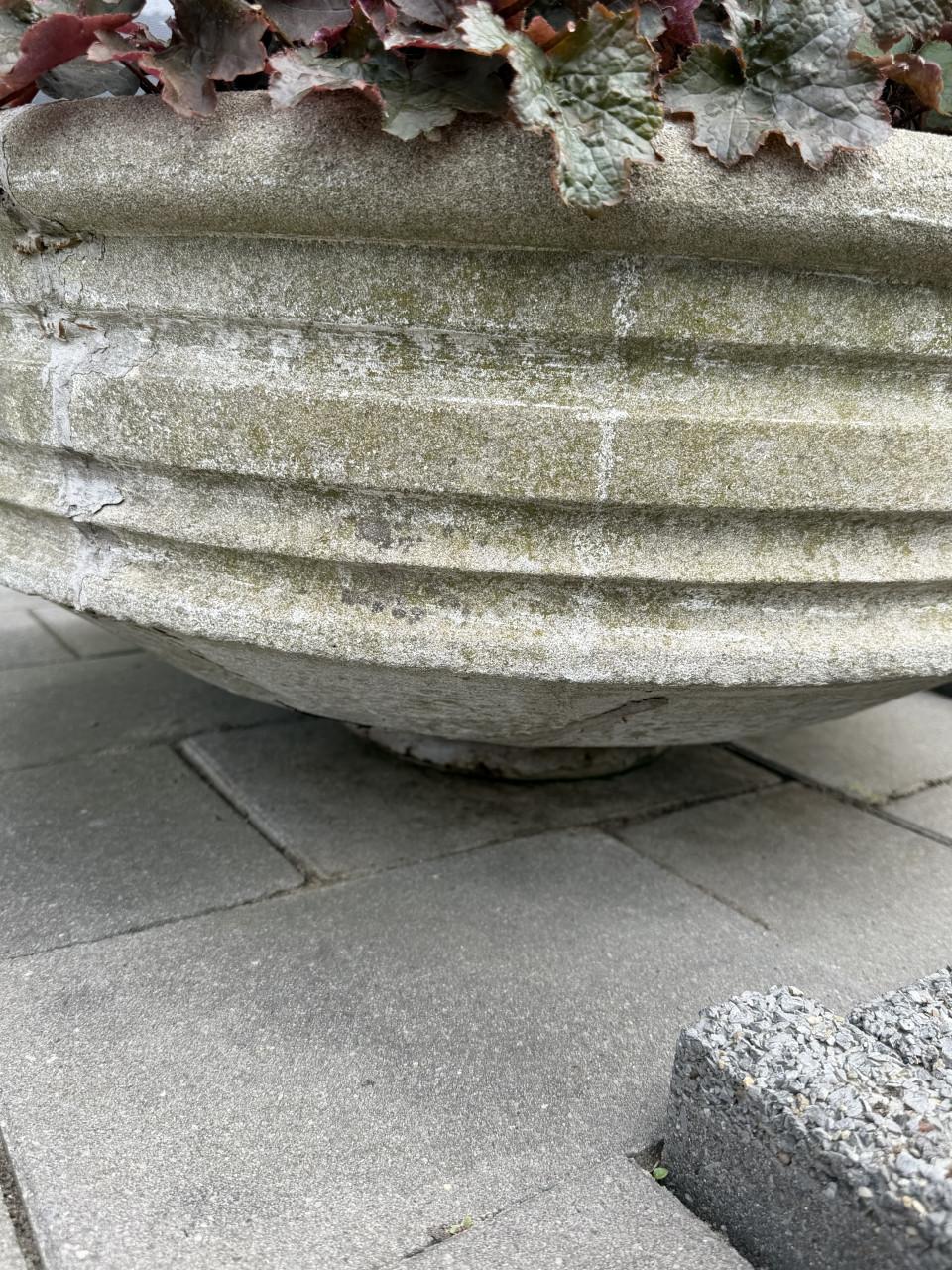 Vintage plantenschaal beton Ø 70cm