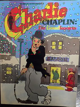Stripalbum Charlie Chaplin: De goudkoorts Uitg. Classics Lektuur. 1974.