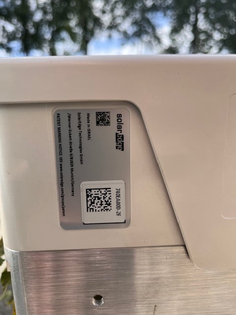 Solar Edge omvormer 3500H