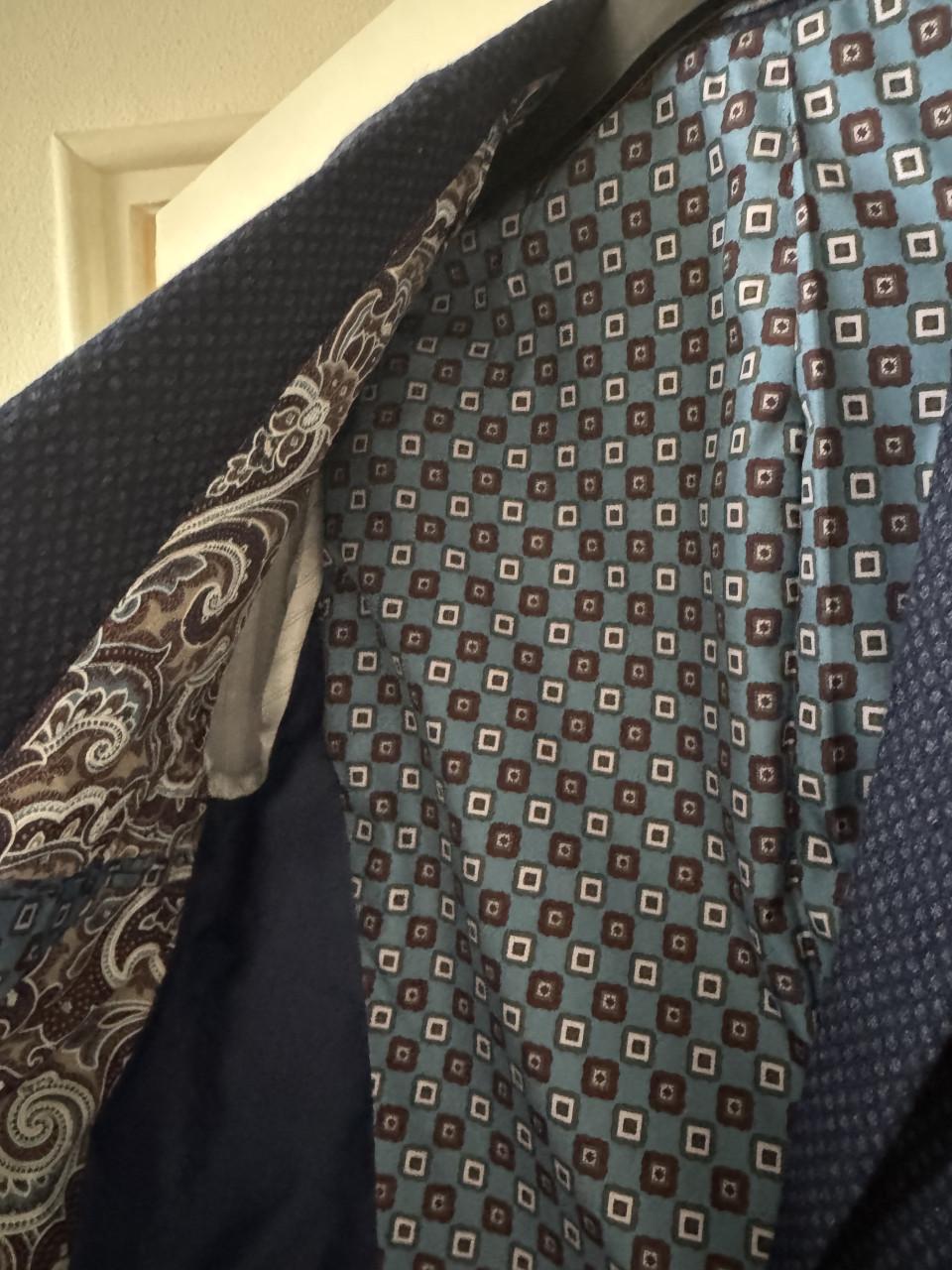 Donkerblauwe Heren Colbert m 46