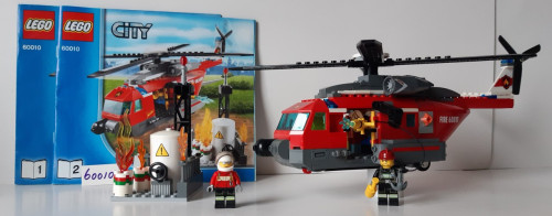 Lego City 60010: brandweer helikopter groot met automatische lier