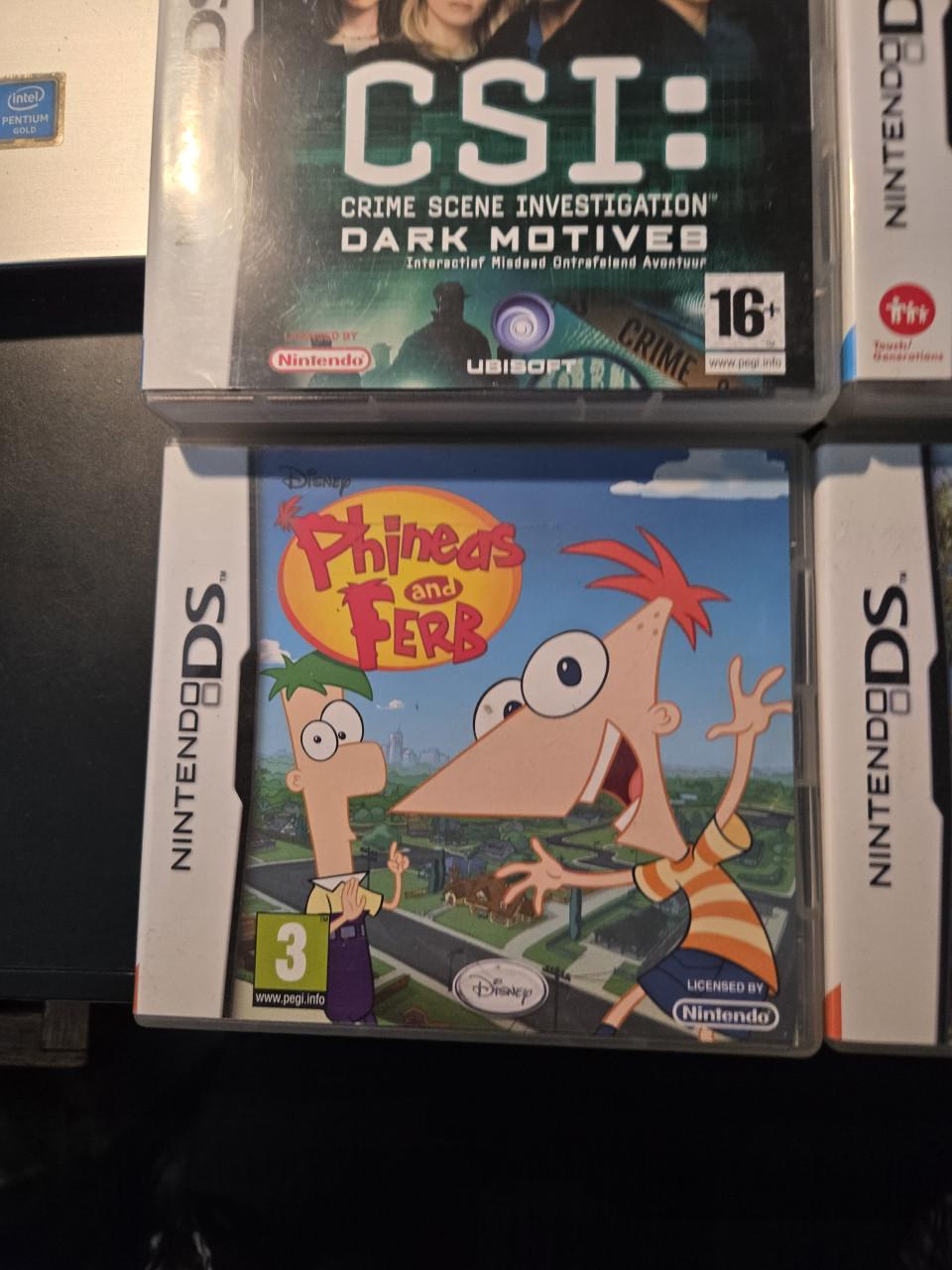 4 games voor de Nintendo DS handheld-console