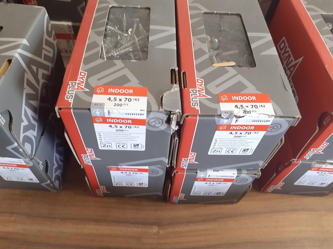 Dynaplus kruiskop, proftec torx spaanplaat schroeven 50 % korting