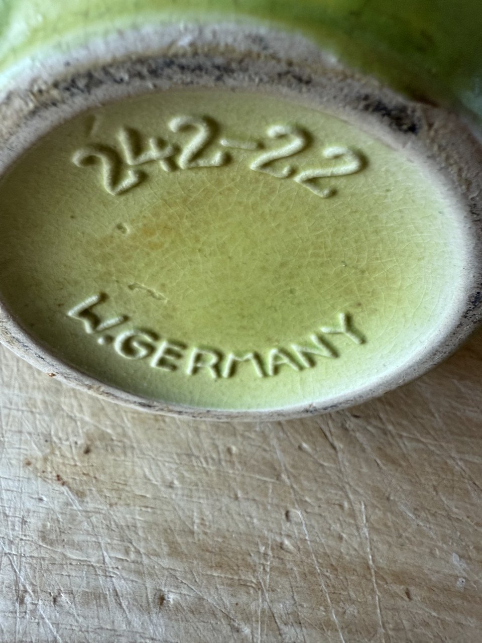 Vintage keramiek vaas West Germany