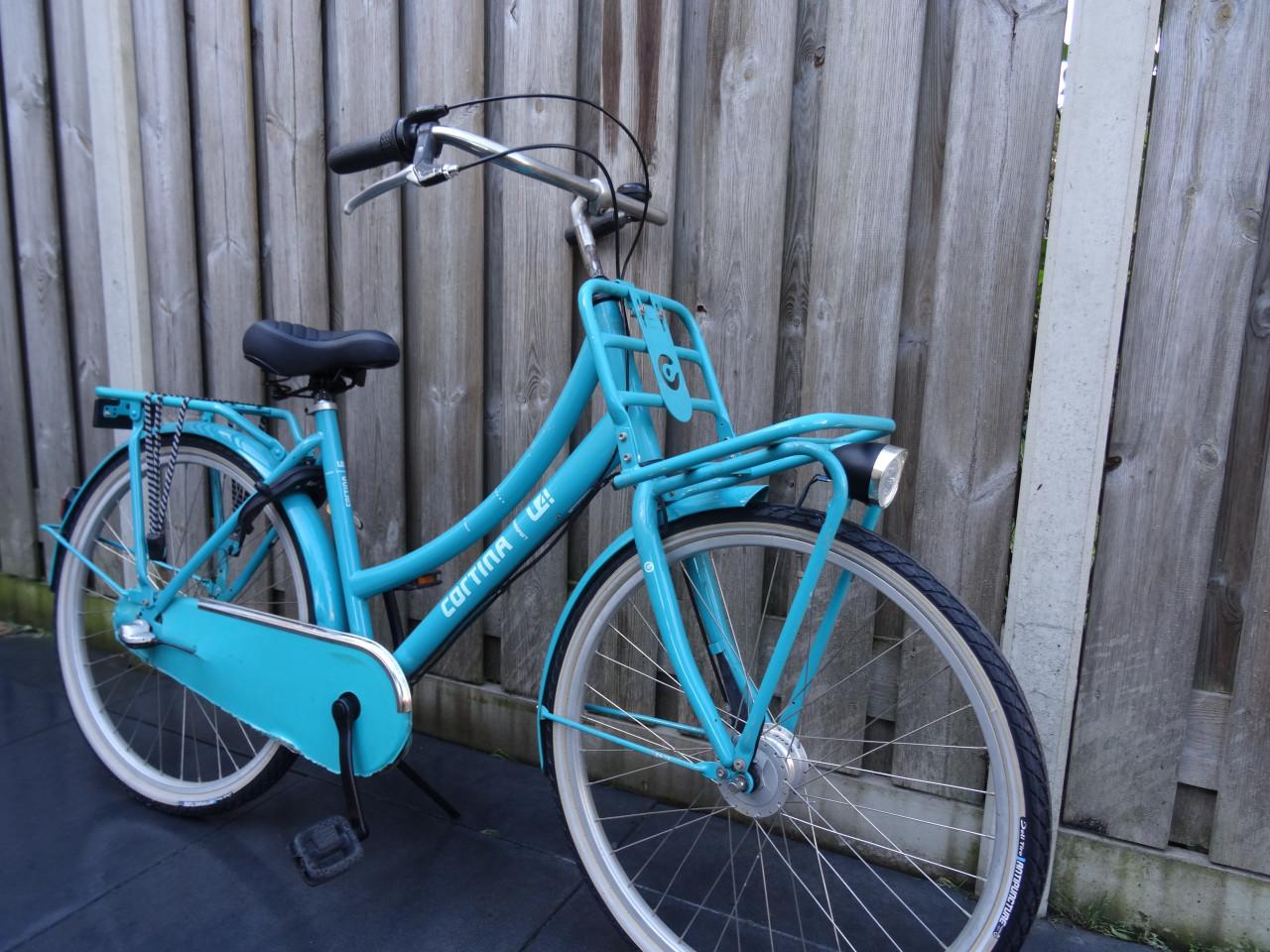 🚲 Cortina U4 Transport Meisjesfiets – 26 inch – Turkoois