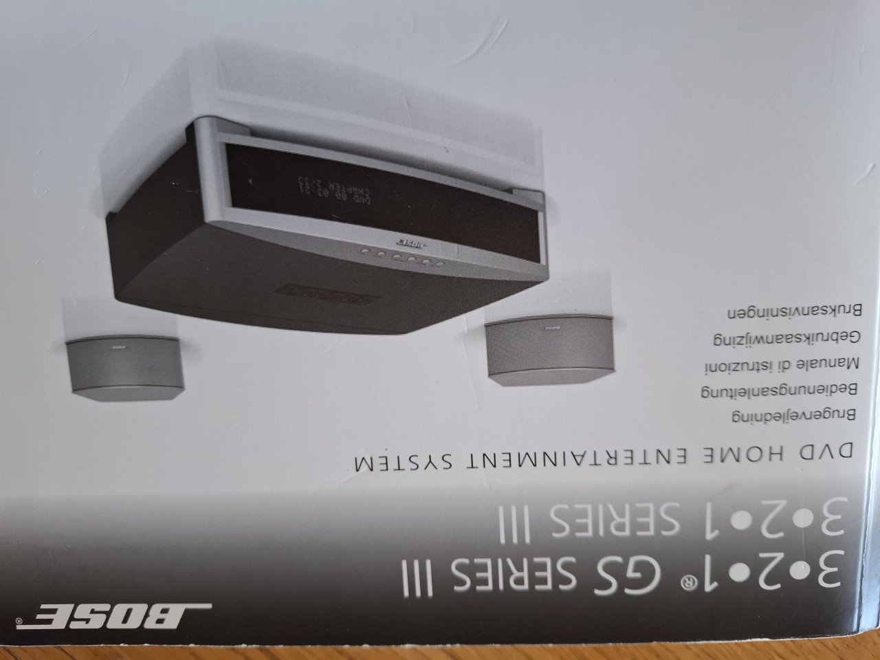 Bose 3-2-1 home cinema set