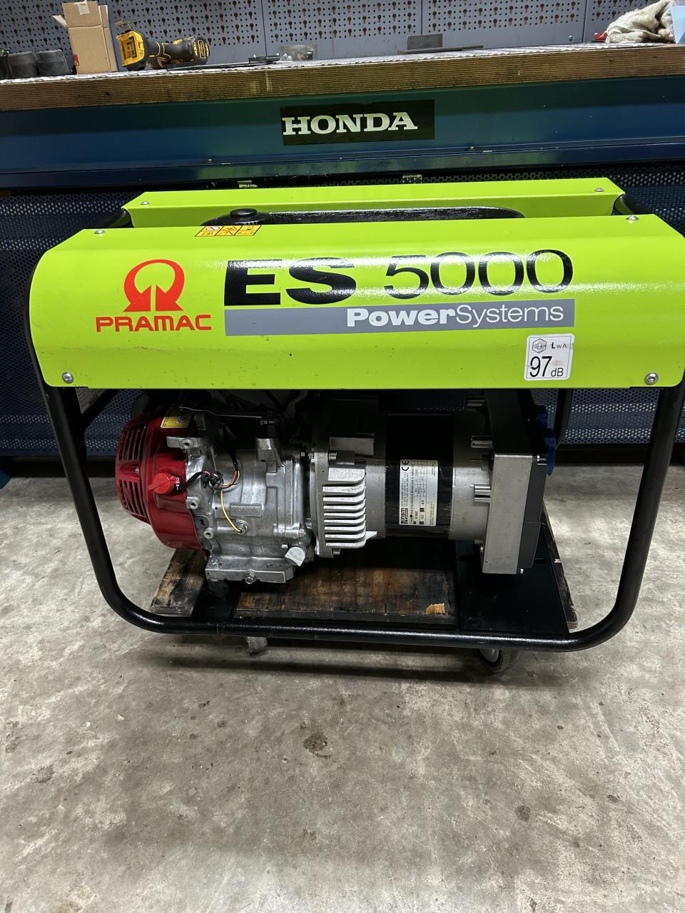 Aggregaat Pramac ES5000 Honda generator
