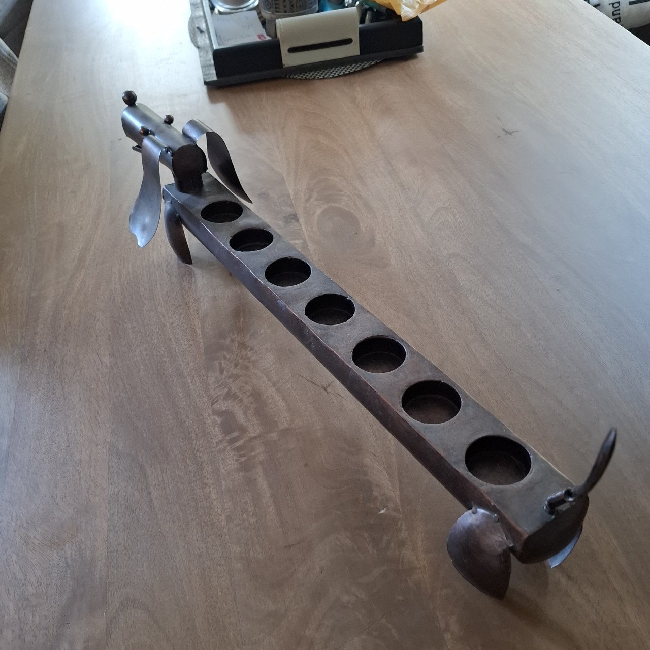 Teckel waxine houder