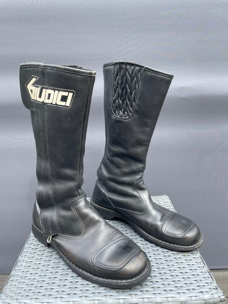 Vintage motorlaarzen maat 44