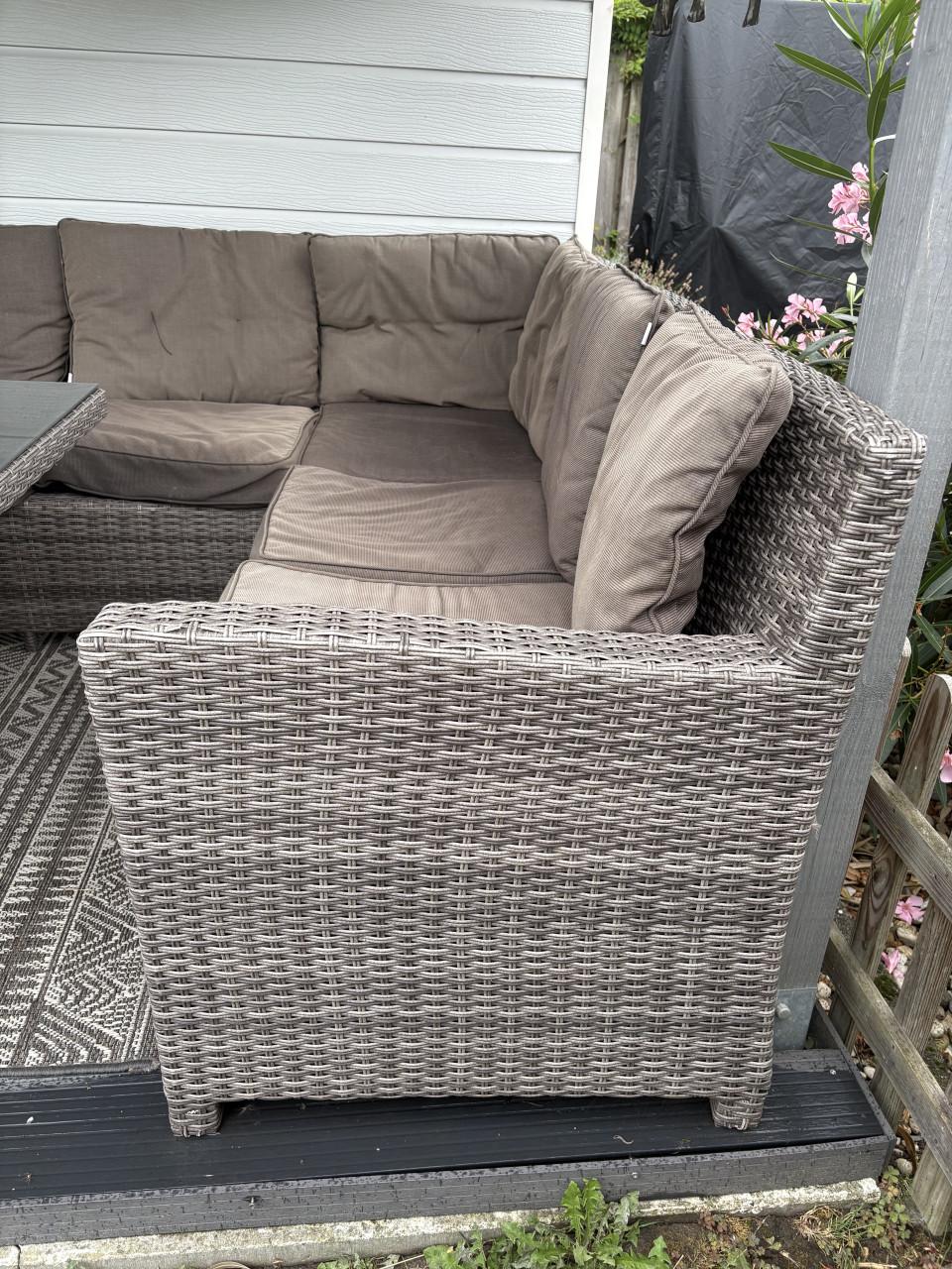 Loungset met tafel