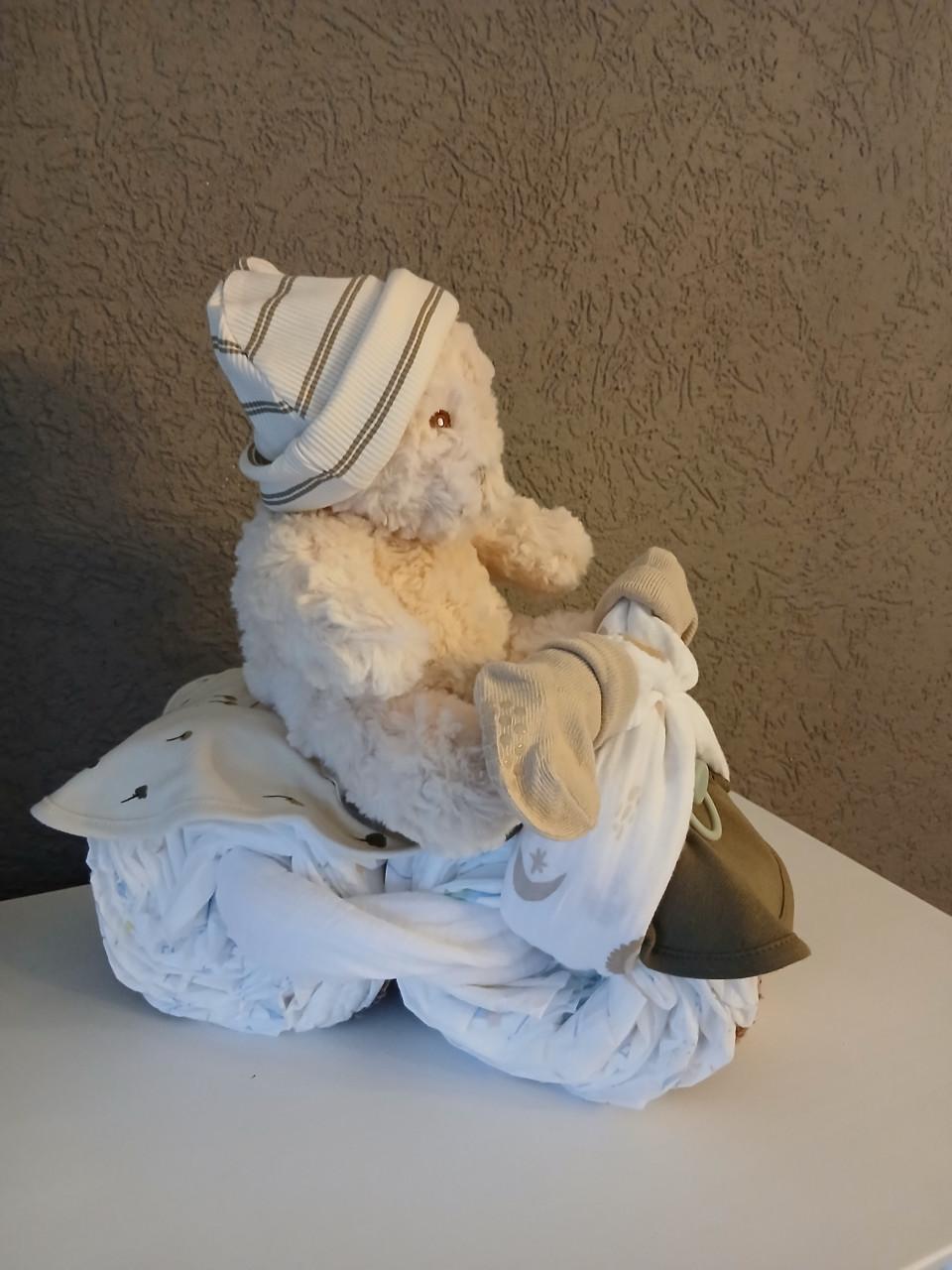 Stoere motor luiertaart kraamcadeau