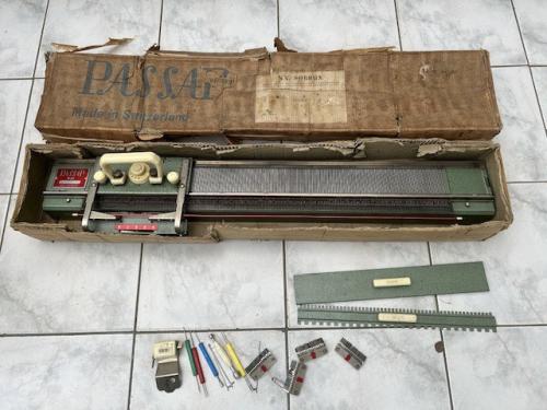 Oude passap breimachine Jaren '50.