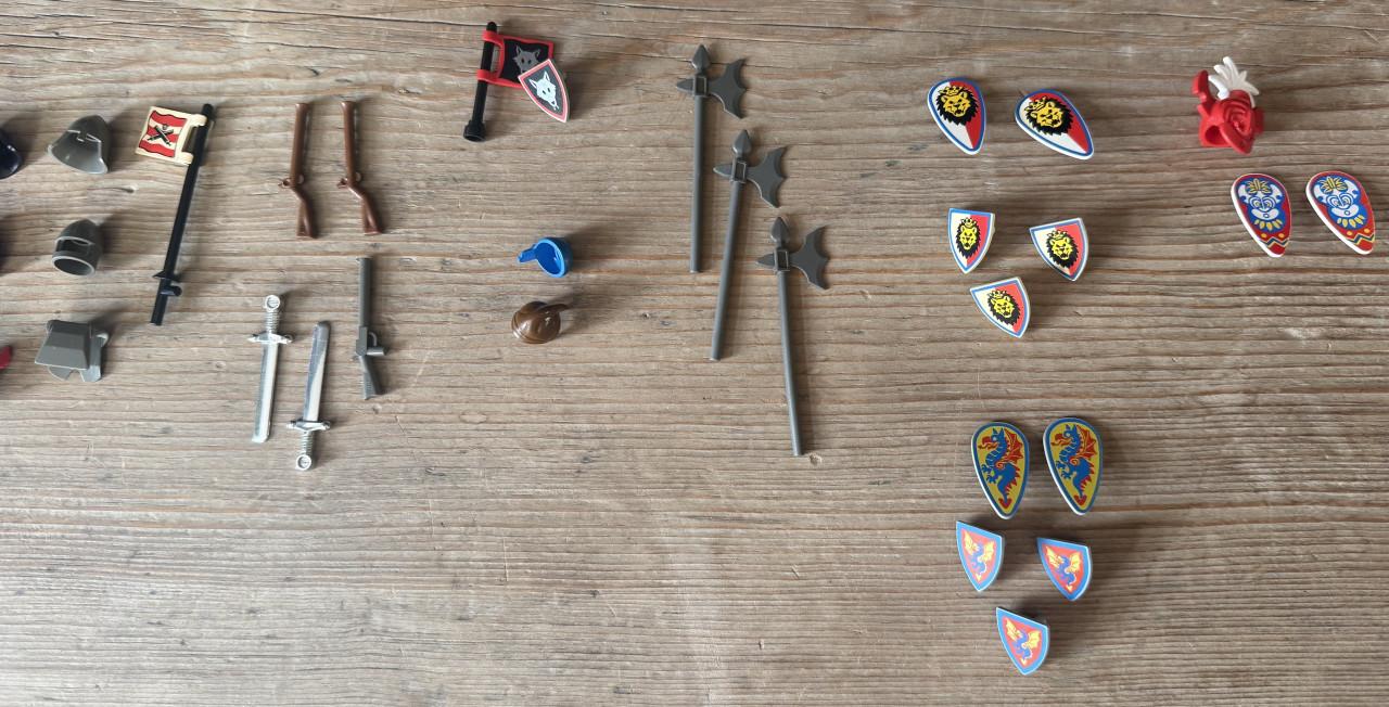 Lego minifiguren Pirates, Castle, Indianen en toebehoren