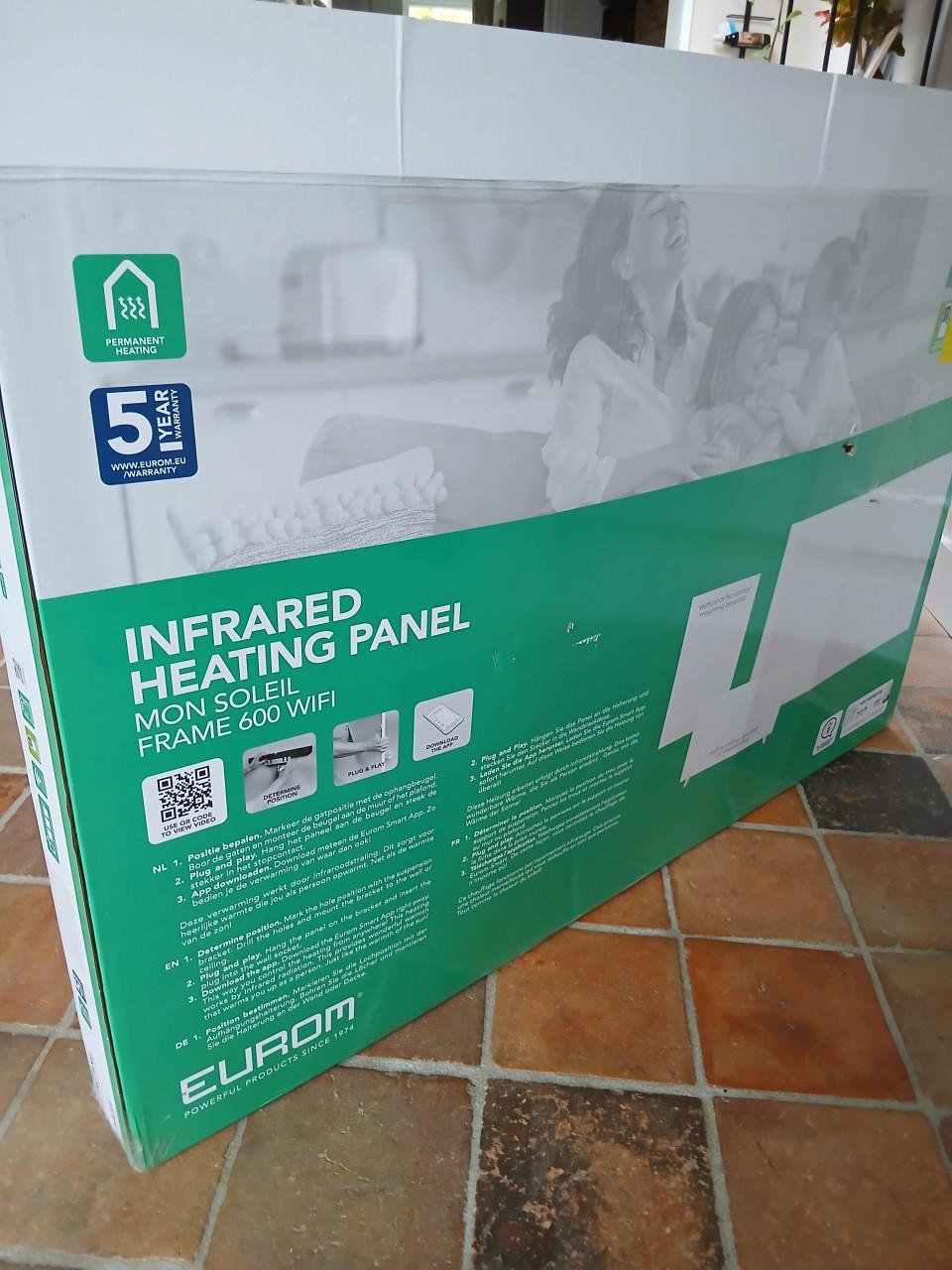 Nieuw Eurom Mon Soleil Frame 600 WiFi Infrarood paneel