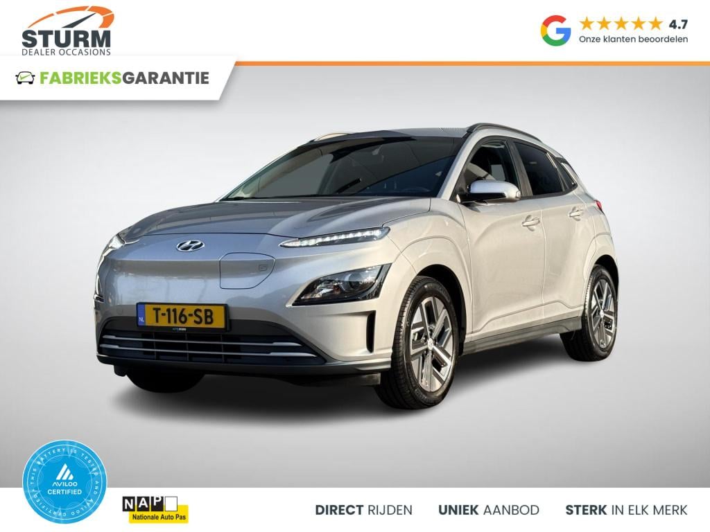 Hyundai Kona ev pure 64 kwh soh 98% incl. trekhaak!