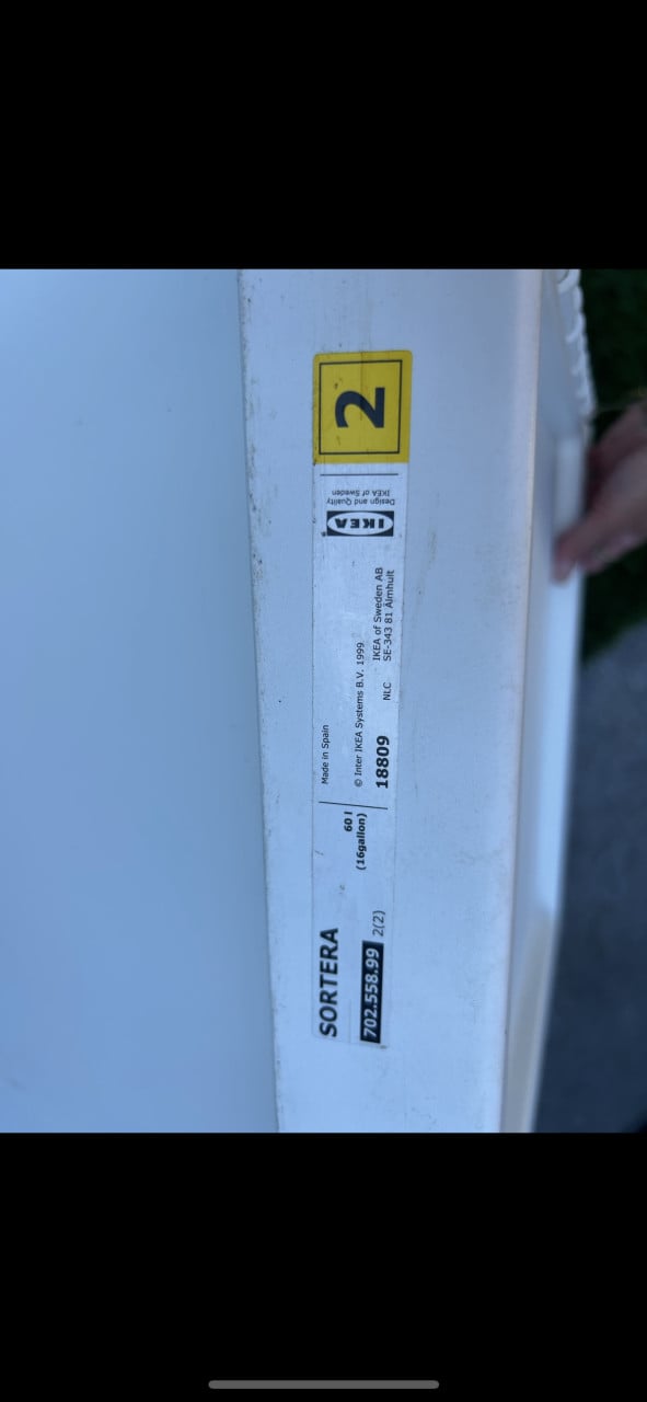 Opbergbakken wit ikea