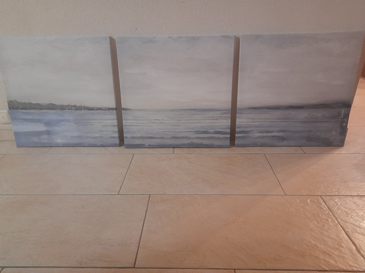 3 canvas schilderijen 56 x 56 (z.g.a.n.)  Per schilderij 56 x 56