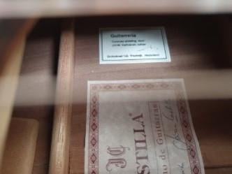 Spaanse 'senorita' gitaar, voor kleinere handen,  maat: 3/4.