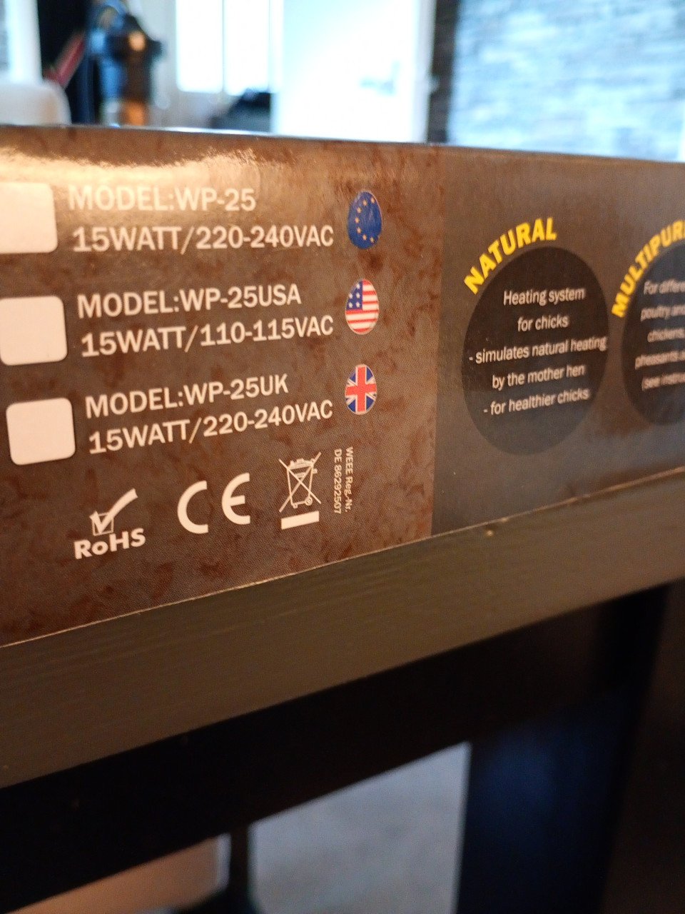 Broedmachine en heating plate
