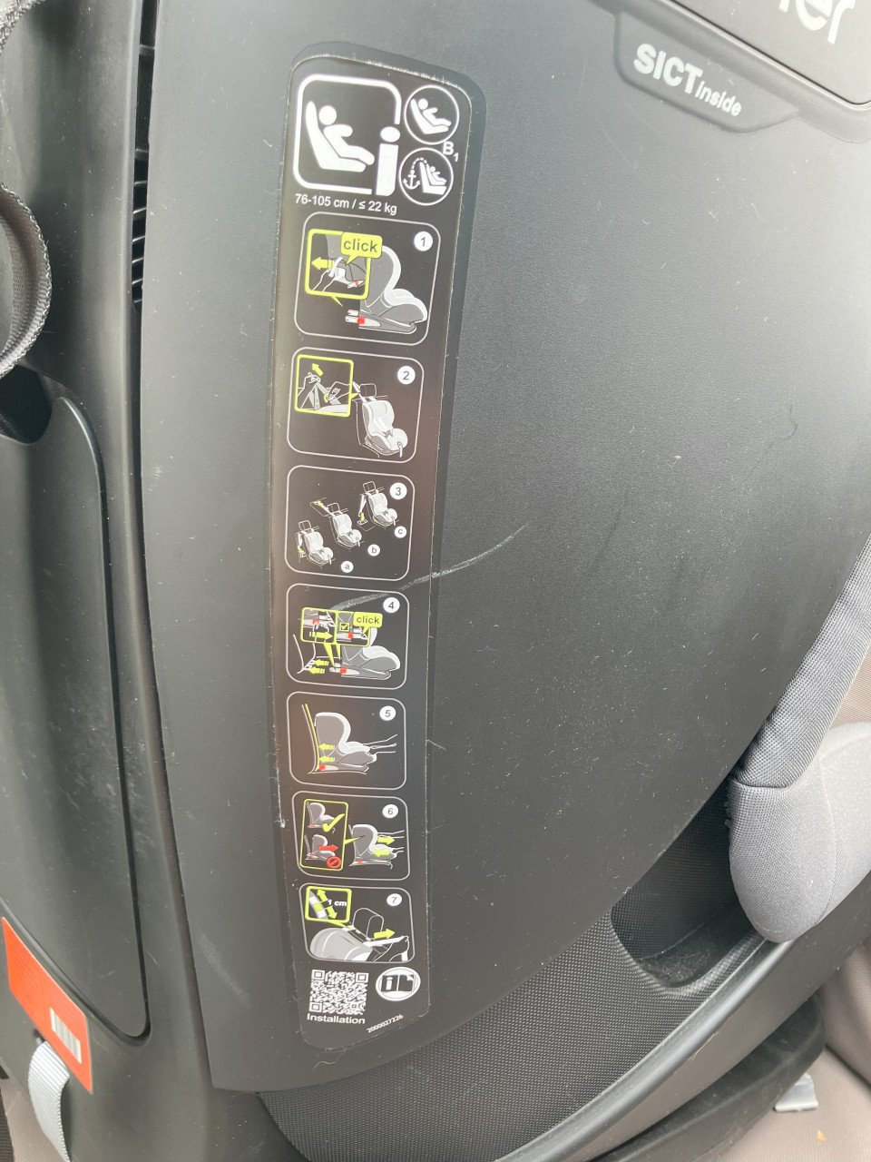 Autostoel Britax Römer (2022) 76-105 cm