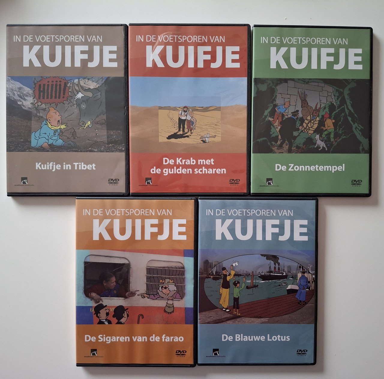 DVD's Kuifje: In de voetsporen van Kuifje